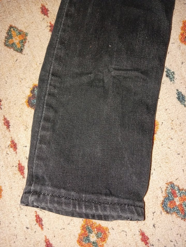 Erkek Siyah Dar paça pantolon - Görsel 3