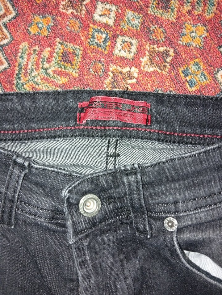 Erkek Siyah Dar paça pantolon - Görsel 5