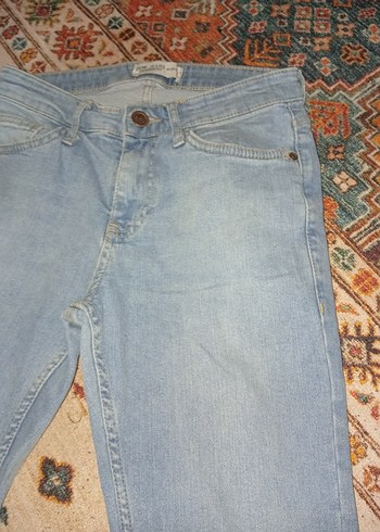 Mavi Bağlama Desenli dar paça Kot Pantolon - Görsel 2