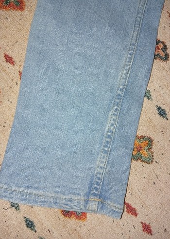 Mavi Bağlama Desenli dar paça Kot Pantolon - Görsel 5