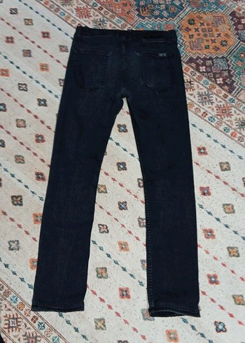 siyah Erkek Dar paça Pantolon - Görsel 5