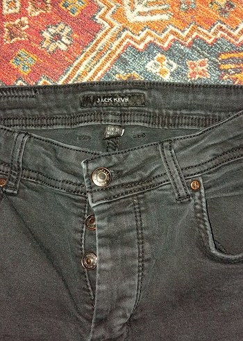 siyah Erkek Dar paça Pantolon - Görsel 3