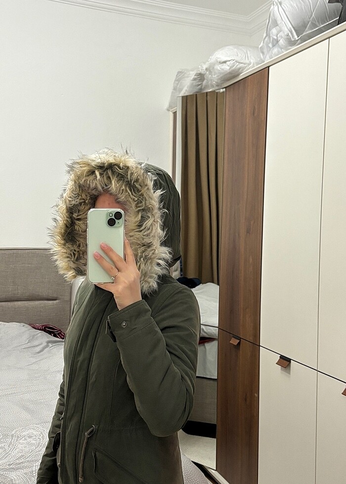 Only Şapkalı parka - Görsel 3