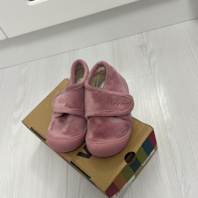 Vicco Kız Çocuk Pembe Polar ev ayakkabısı - Görsel 4