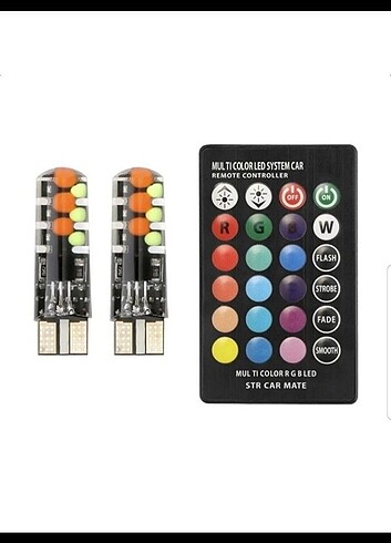 Tpark ampül RGB kumandalı