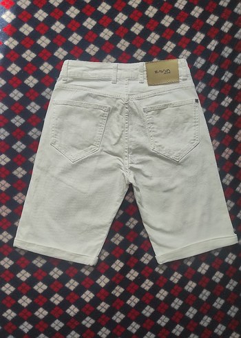Diğer Avva Erkek slim fit Beyaz Kot Şort 30 s.