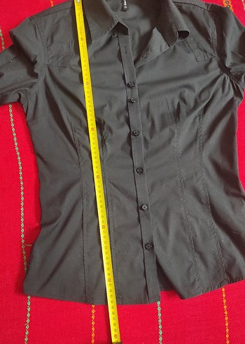 l Beden gri Renk COLINS İthal Siyah Slim Fit Gömlek