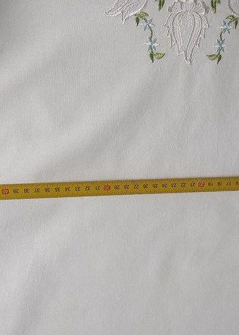 vintage 80'ler şık nakışlı yastık kılıfı - Görsel 8