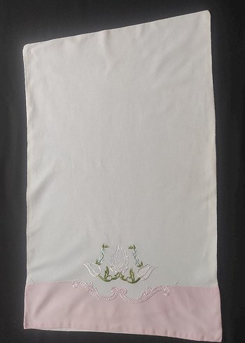 vintage 80'ler şık nakışlı yastık kılıfı - Görsel 6