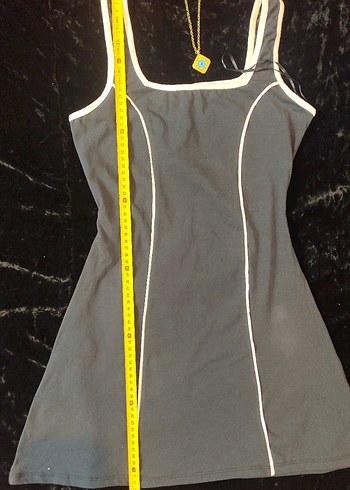 Primark Y2K pamuklu sırt dekolteli mini - Görsel 6