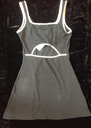 Primark Y2K pamuklu sırt dekolteli mini - Görsel 8