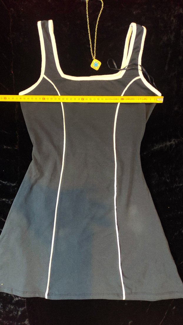 Primark Y2K pamuklu sırt dekolteli mini - Görsel 5