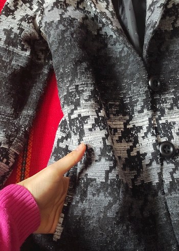 adL %19 Yünlü Buklet Kazayağı Kaban XS-S - Görsel 10