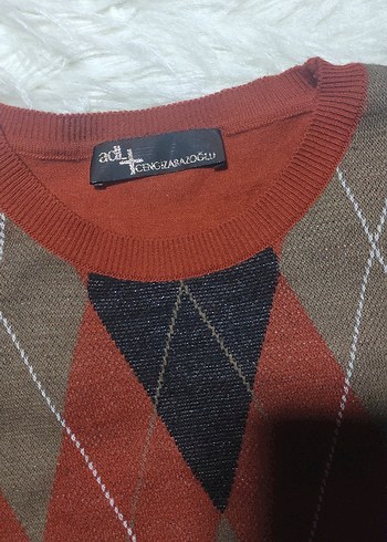 adL Cengiz Abazoğlu Baklava Triko Kazak - Görsel 2