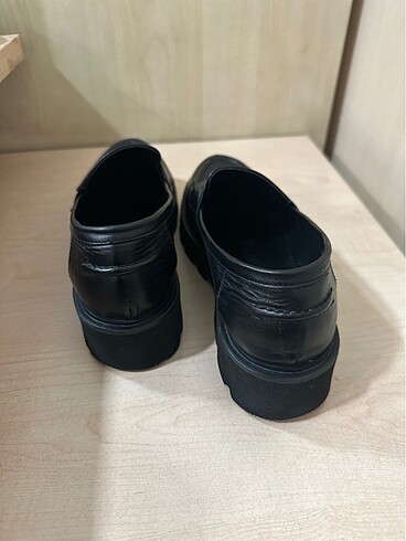 37 Beden İçi dışı deri 37 numara Loafer