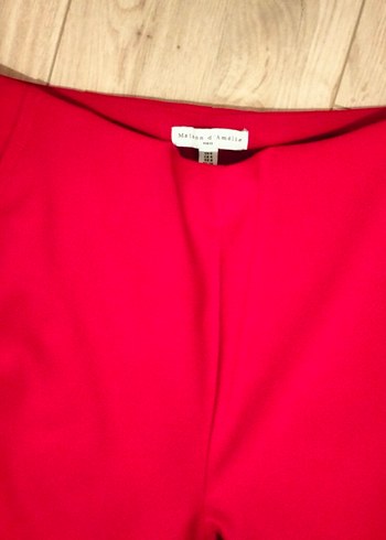 Kırmızı Pantolon Üst Triko Takım - Görsel 5