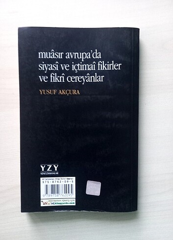 Muasır Avrupa'da Siyasî ve İçtimaî ve Fikrî Cereyânlar-Yusuf Akç
