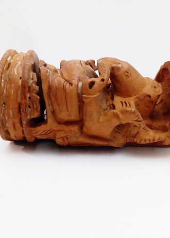 Ganesha Ahşap Oyma Biblo - Görsel 6