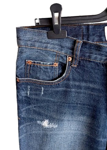 Aeropostale Koyu Lacivert Denim Jean - Görsel 5
