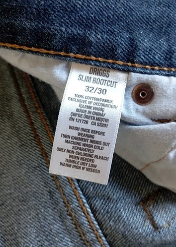 Aeropostale Koyu Lacivert Denim Jean - Görsel 7