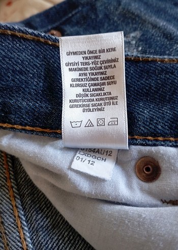 Aeropostale Koyu Lacivert Denim Jean - Görsel 8