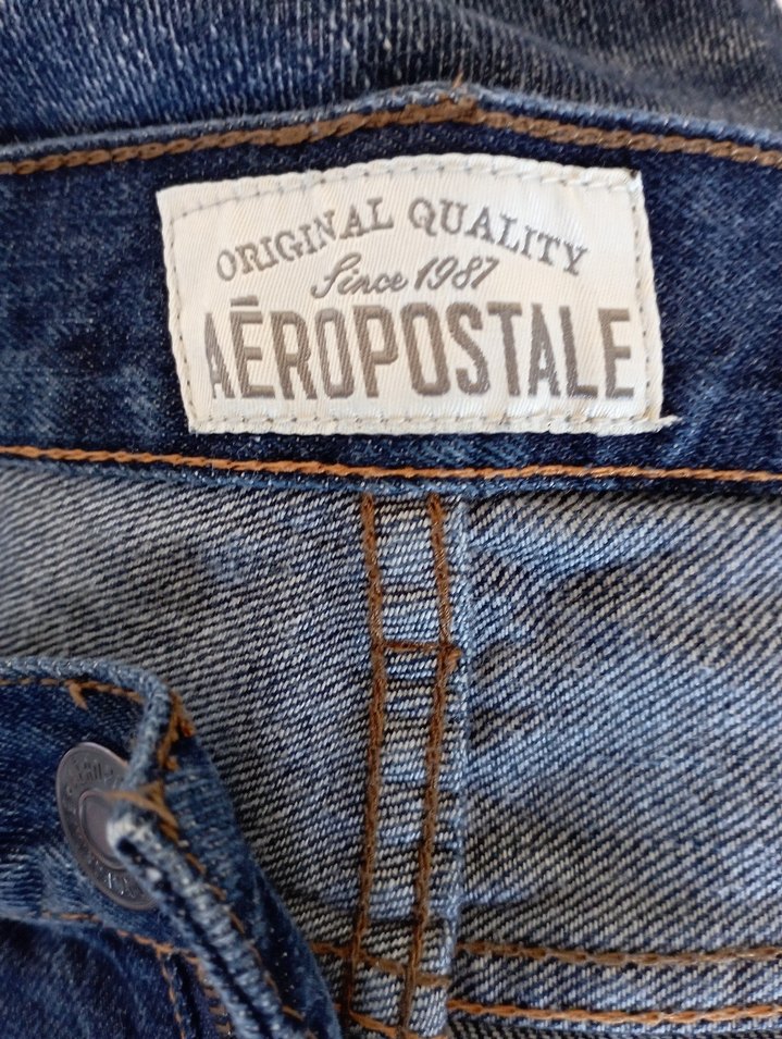 Aeropostale Koyu Lacivert Denim Jean - Görsel 4