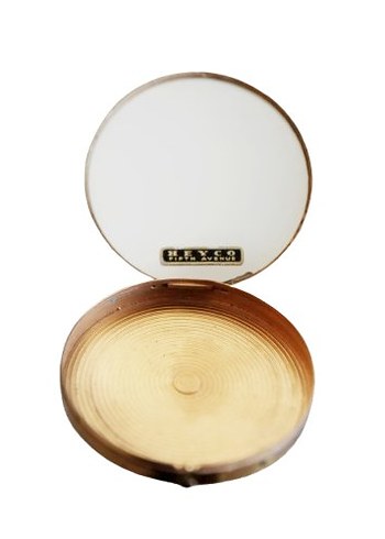 1950's Vintage Heyco Fifth Avenue Aynalı Makyaj Kutusu - Görsel 3