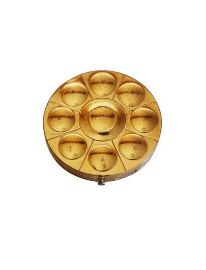 1950's Vintage Heyco Fifth Avenue Aynalı Makyaj Kutusu - Görsel 4