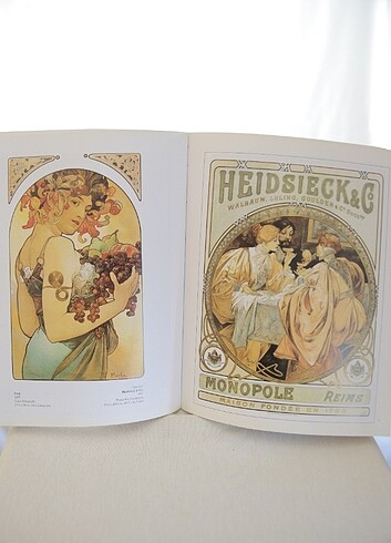  Beden Renk Mucha The Triumph of Art Nouveau Kitap