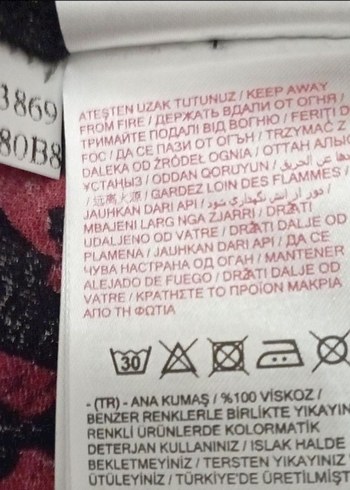 l Beden kırmızı Renk LC Waikiki Kırmızı Leopar Desenli Bluz