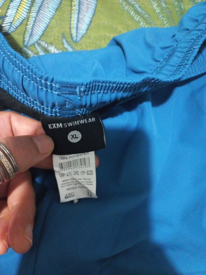 Mavi Erkek Midi Yüzme Şortu - Görsel 5