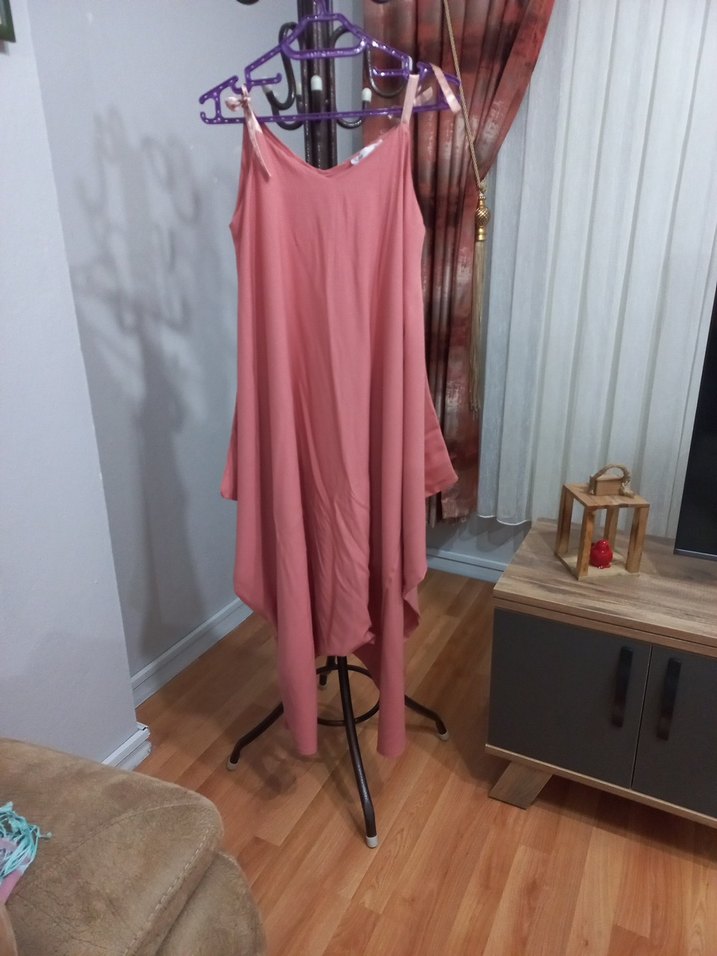 Siyah Salaş Drapeli Uzun Tulum - Görsel 2