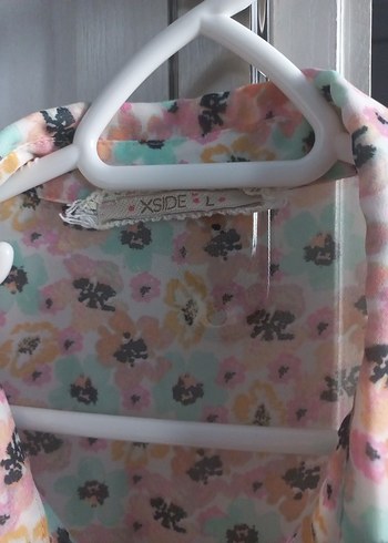 LC Waikiki Pembe Bağlamalı Kısa Kollu Bohem Gömlek