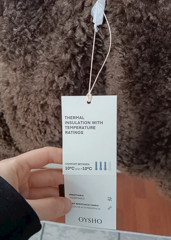 Kadın Kahverengi Kısa Peluş Ceket - Görsel 2