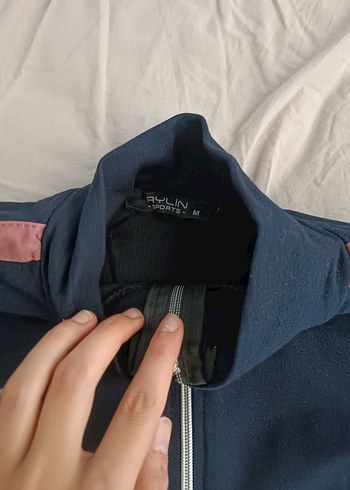 Koton Kısa Kollu Fermuarlı Erkek Mavi Streetwear Tişört