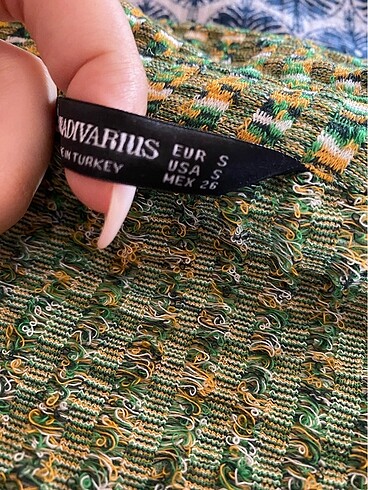 Stradivarius Yeşil elbise
