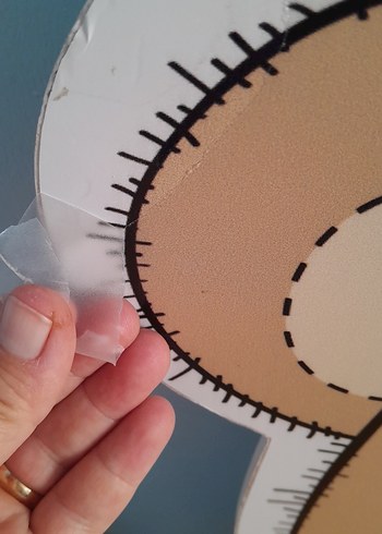 Pastel Renkli Kahverengi Peluş Ayıcık - Görsel 5