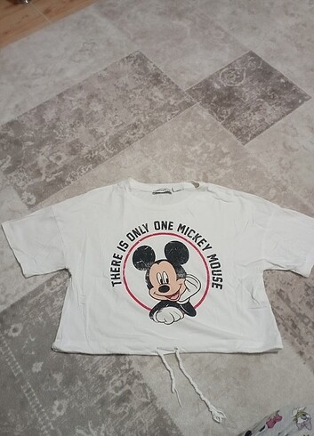 s Beden beyaz Renk Mickey Mouse tişört