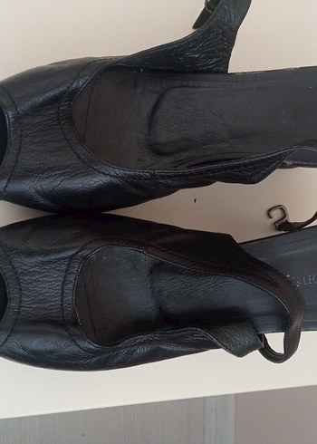 deri dolgu topuk ayakkabi - Görsel 2