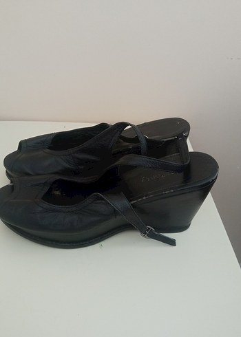 deri dolgu topuk ayakkabi - Görsel 5