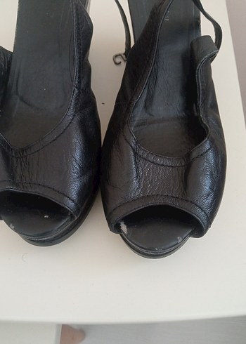 deri dolgu topuk ayakkabi - Görsel 3