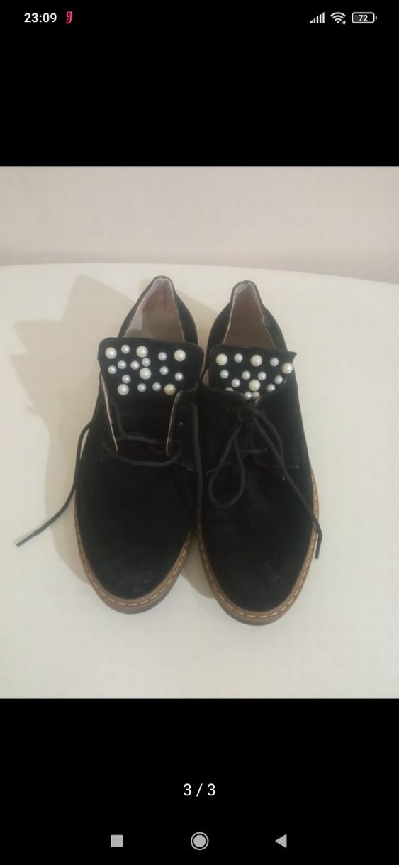 boncuk süet ayakkabı - Görsel 2