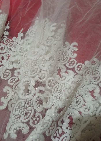 tül simli perde - Görsel 2