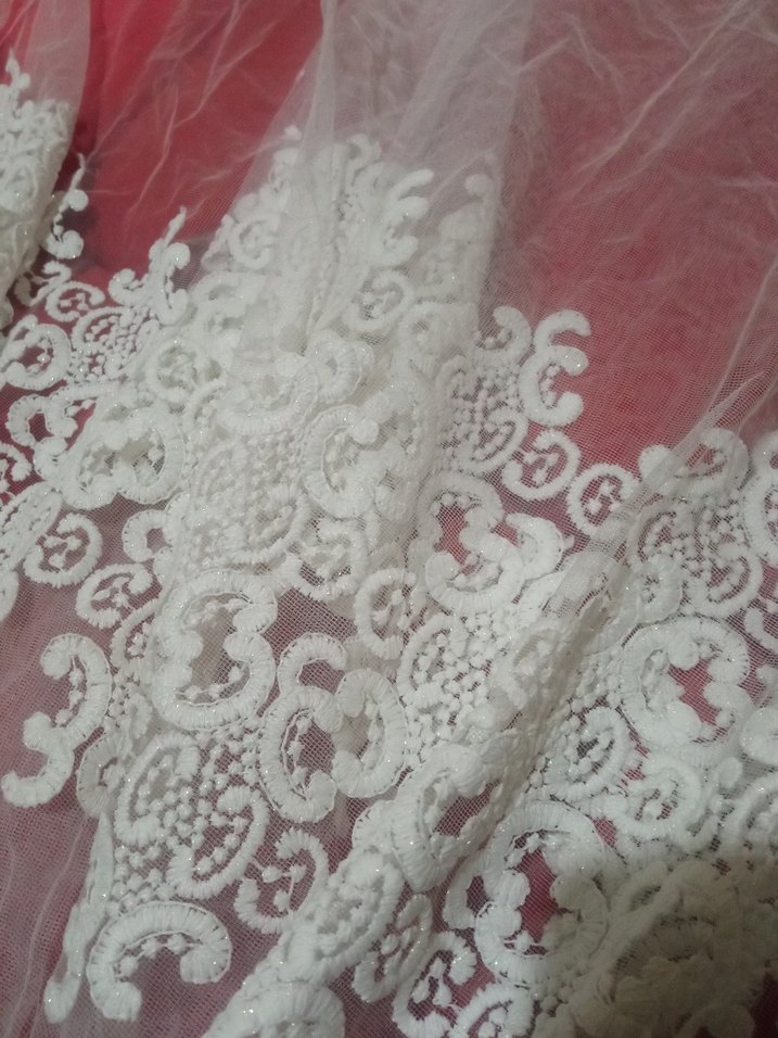 tül simli perde - Görsel 2