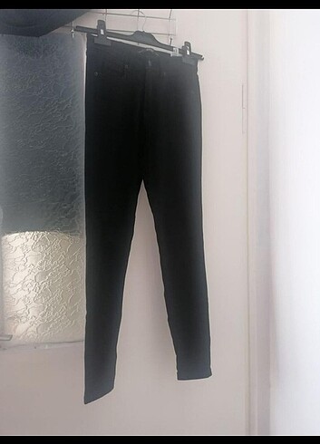 Addax Addax siyah yüksek bel pantolon 
