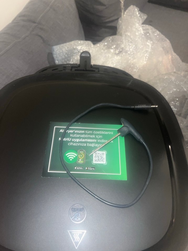 Koyu Yeşil Akıllı Fritöz ve Izgara - Görsel 2