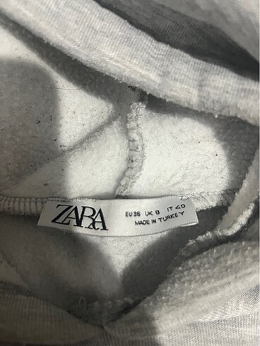 Zara ZARA PAMUKLU SICAK KAPÜŞONLU SWEAT