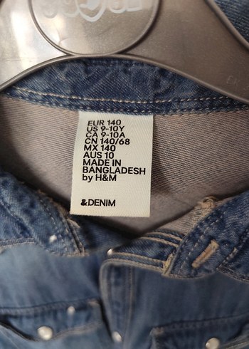 Düğmeli Loose Fit Denim Gömlek - Görsel 3