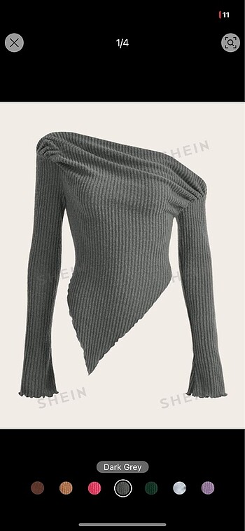 Asimetrik kesim Crop