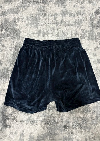 Lacivert Kadife Şort - Görsel 2